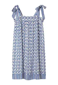 Camasa de noapte dama Alb-bleumarin Rekha - Diverse