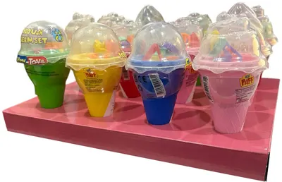 Plastilină în cornet Play-Toys - Cu 5 forme, asortată