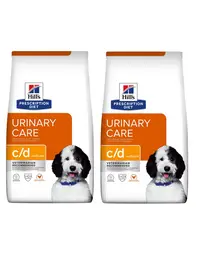 HILL'S Prescription Diet Canine c/d Multicare Chicken 24 kg (2x12 kg) hrana caini cu afectiuni urinare