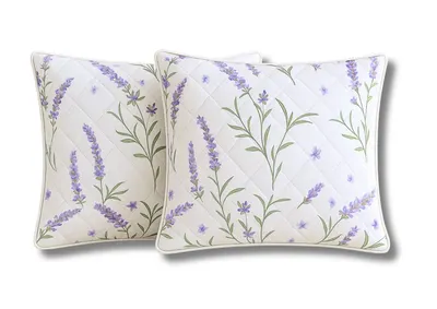 Set 2 perne Somnart Lavanda Confort matlasate 60 x 60 cm