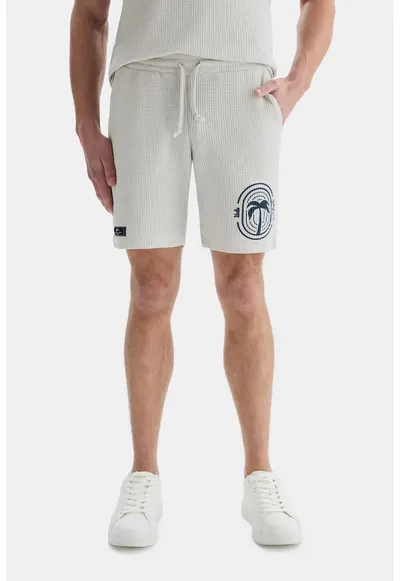 Pantaloni scurti de bumbac Sierge - Alb murdar
