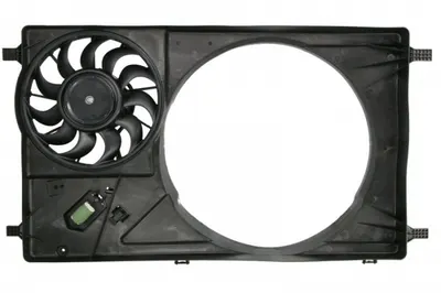 Ventilator radiator (cu carcasa) potrivit FORD TRANSIT, TRANSIT V363 2.2D 10.11