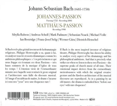 J.S. Bach: Johannes Und Matthäus Passionen - Box Set