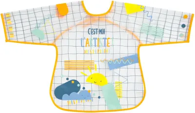 Bavetă impermeabila cu mâneci Babycalin - Sun