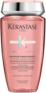 Kérastase Chroma Absolu Șampon pentru păr gros și vopsit Bain Riche Chroma Respect, 250 ml