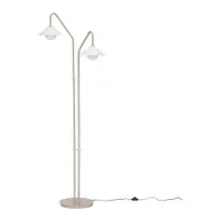 Lampadar bej cu abajur din sticlă (înălțime 165 cm) Come – Hübsch
