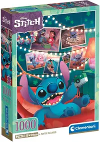 Puzzle Clementoni din 1000 piese - Momentele preferate ale lui Stitch