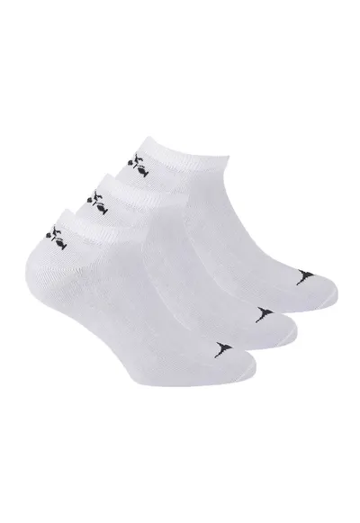 Set de sosete scurte unisex - 3 perechi - Alb