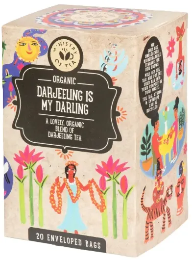 Ceai Darjeeling organic, 20 de pliculețe, Ministry of Tea