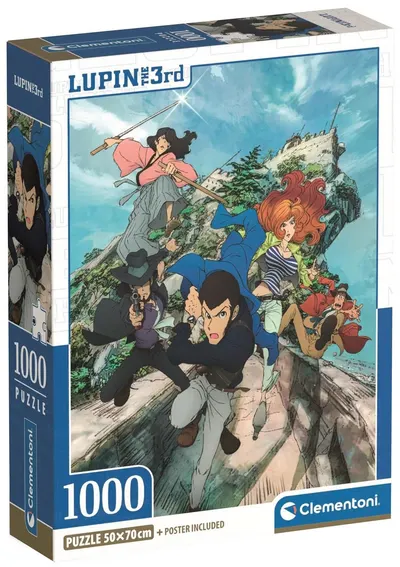 Puzzle Clementoni de 1000 piese - Lupin al Treilea, varianta 3