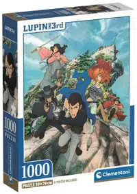 Puzzle Clementoni de 1000 piese - Lupin al Treilea, varianta 3