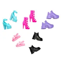 Set 5 perechi pantofi Barbie Fashion Accessories