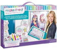 Planșetă de desen Make It Real - Cu lumină, pentru micii designeri