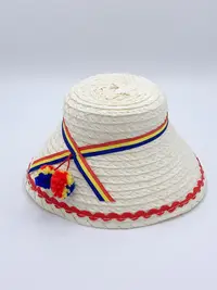 Clop tricolor copii - margine rosie