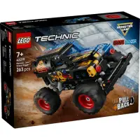 LEGO® Technic - Monster Jam™ Grave Digger™ Foc si gheata 42219, 263 piese