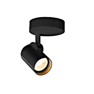 HELIA LED, simplu,negru, 35°lampa plafon/perete