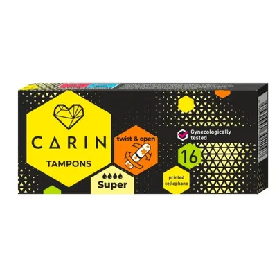 Tampoane Carin Super, Fide | 16 buc