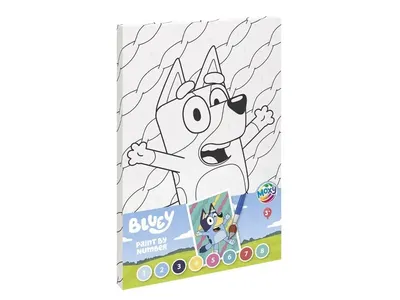 Bluey Pictura pe Numere in Rama 29.5x19.5 cm