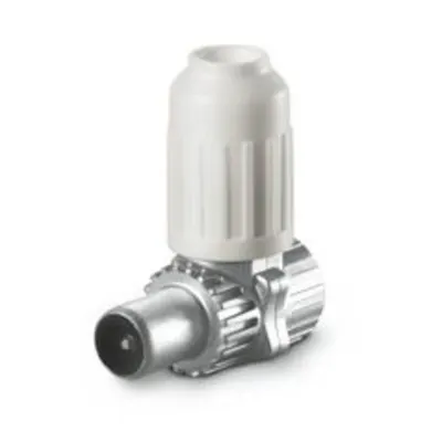Stechern90° Angled Portable Thermoplastic White Ø9,5mm