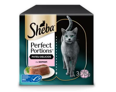Sheba Pate Perfect Portion Somon 6X37.5 g