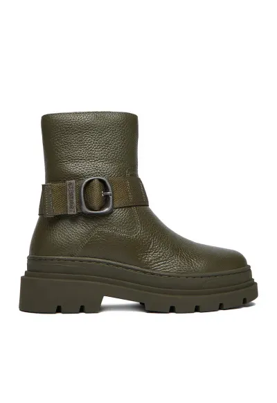 Ghete dama kaki - piele naturala - CEO-WI45-VR-3400-03