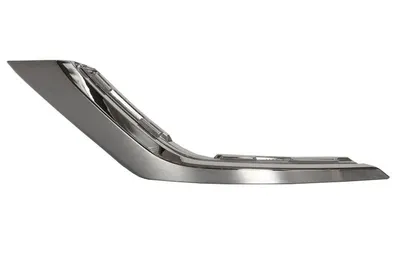 Spoiler bara Fata Stanga Inferior, plastic, crom potrivit MITSUBISHI OUTLANDER III dupa 2012 2015-2018
