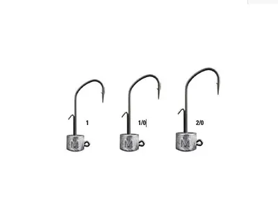 Jig Mustad Alphapoint ned jig head nr 1/0, 10 g, 12 buc / plic