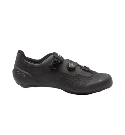 Pantofi ciclism șosea Genius X cu talpă carbon negru