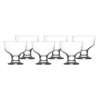 Boluri mici cu picior din sticlă 6 buc. 0.285 l – Hermia