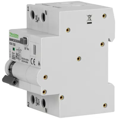 Disp. detectie arc electric cudisjunctor si prot. diferent. B25A, 30 mA, 6kA, A