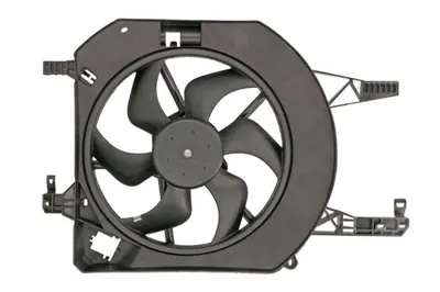 Ventilator radiator (cu carcasa) potrivit OPEL VIVARO A; RENAULT TRAFIC II 1.9D-2.5D 02.01