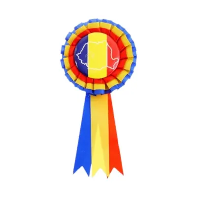 Cocardă insignă tricolor ROMÂNIA - Default Title
