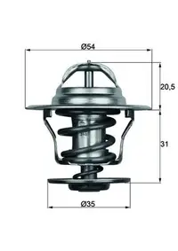 Termostat Lichid Racire (84 C) Potrivit Audi 80 B2; Porsche 924; Seat Alhambra, Arosa, Cordoba, Cordoba Vario, Ibiza I, Ibiza Ii, Ibiza Iii, Inca, Leon, Malaga, Terra 1.0-2.3 11.75-03.10