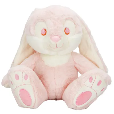 Jucarie de plus, Puffy Friends, Iepuras, Roz deschis, 35 cm