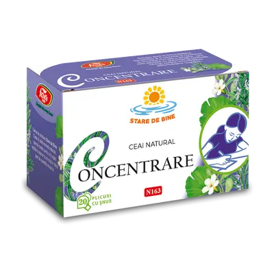 Ceai Concentrare, 20 plicuri, Fares