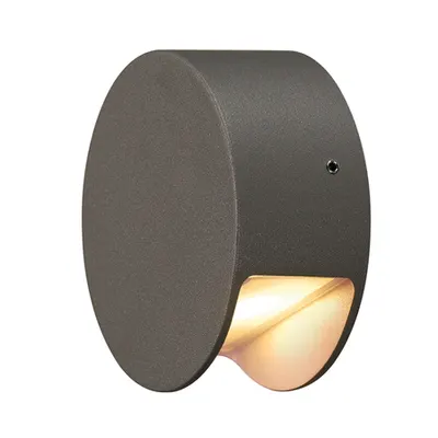 Corp iluminat de perete, aplica, lumini PEMA® perete, antracit lumina de perete, cu LED-uri, 3000K, antracit, 3,3W