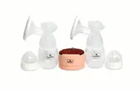 Pompa de san electrica dubla Lorelli Daily Comfort, Led, touch screen, 3 moduri de functionare, Pink