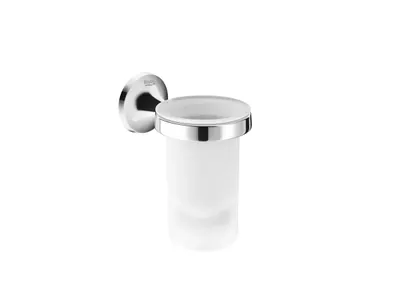 Pahar baie Roca Classica A816810001, montare pe perete, metal, Crom