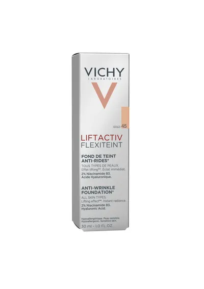 VICHY Liftactiv Flexiteint Fond de ten antirid, 45-Gold, 30ml