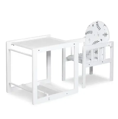 Scaun de masa Klups multifunctional din lemn, varsta 6 luni+