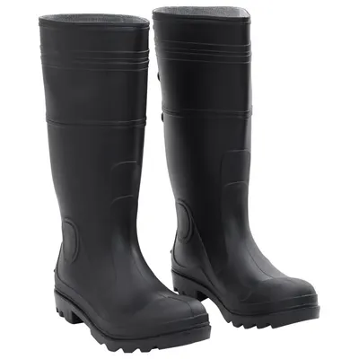 Gossi cizme de ploaie, negru, pvc, marime 41