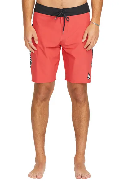 Pantaloni scurti de baie cu model animal print lateral