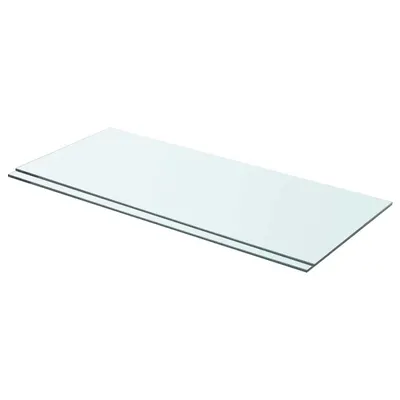 vidaXL Rafturi, 2 buc., 70 x 30 cm, panouri sticlă transparentă