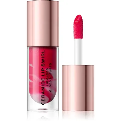 Revolution Ceramide Swirl lip gloss hidratant culoare Bitten Red 4.5 ml