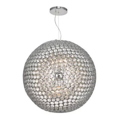 Lampa suspendata Serafina 6 Light Pendant Brushed Chrome Large