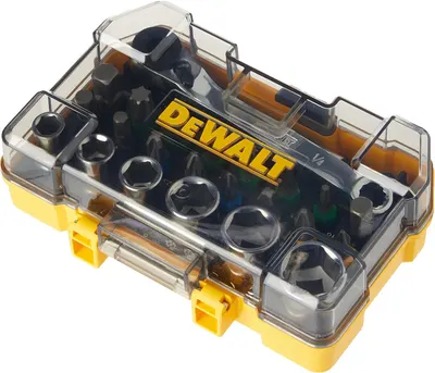 Set clichet cu biți și inserții DeWALT - DT71516, 24 piese