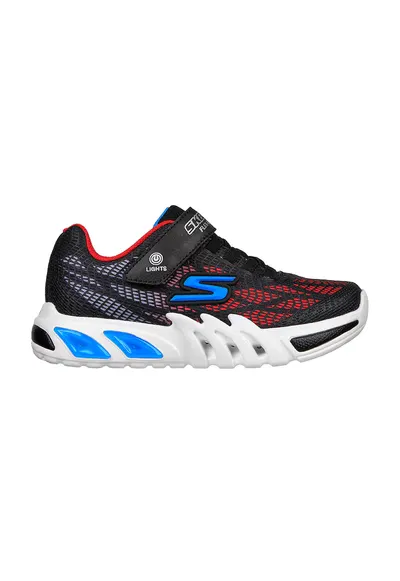 Pantofi sport cu lumini LED Flex-Glow Elite-Vorlo - Rosu/Negru