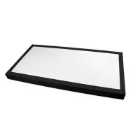 Aplica LED SMD, 30W, panou luminos 4500K, dreptunghiulara, 30 x 60 cm, negru