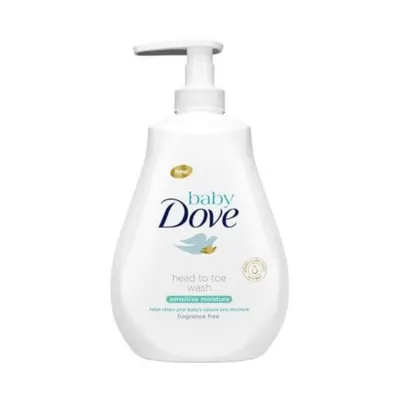 Gel de Dus Dove Baby Free Moisture si Sampon, 200 ml