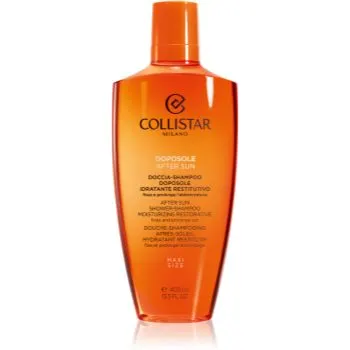 Collistar After Sun Shower-Shampoo Moisturizing Restorative gel de dus dupa soare pentru corp si par